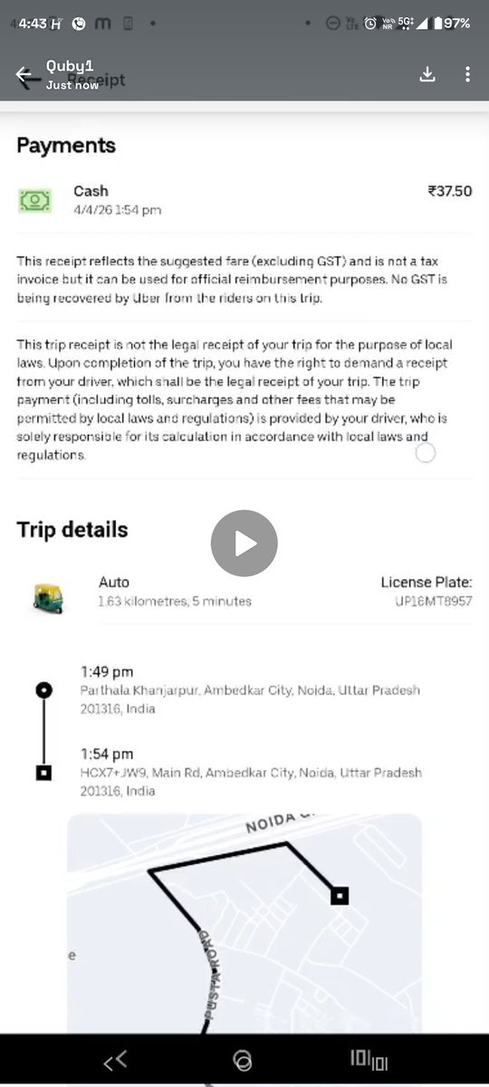 ajax4u2004's tweet photo. Hi @Uber_India, my wife booked an auto today. The upfront price was ₹35, but upon arrival, the driver insisted on ₹70 and started arguing. She ended up paying the extra amount to avoid a conflict. This is unacceptable. Please look into this overcharging issue.Chk attached. https://t.co/ZSmrLAKjGZ