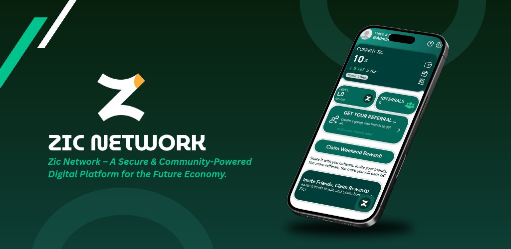 zic_app's tweet image. 🚀 ZIC Network is LIVE on Play Store!

Start your FREE 24-hour mining today ⛏️

No investment. Just tap &amp;amp; earn 💰
Don’t miss early rewards 👀
Join the future of crypto now!

📲 Download Now:
play.google.com/store/apps/det…

#ZICNetwork #Crypto #Mining #EarnFree #PlayStoreLaunch
