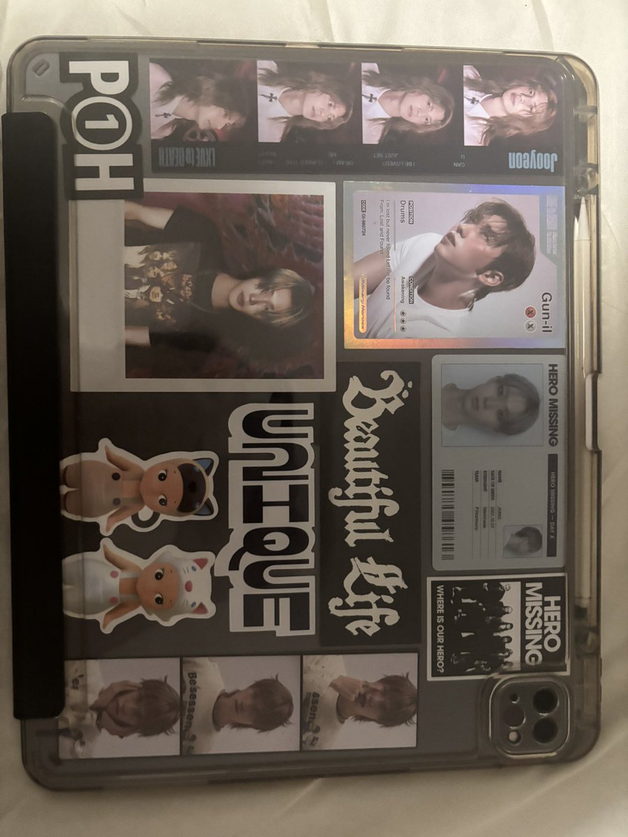 2heollis's tweet photo. before and after ipad cover heh https://t.co/uCxA6P9qgB