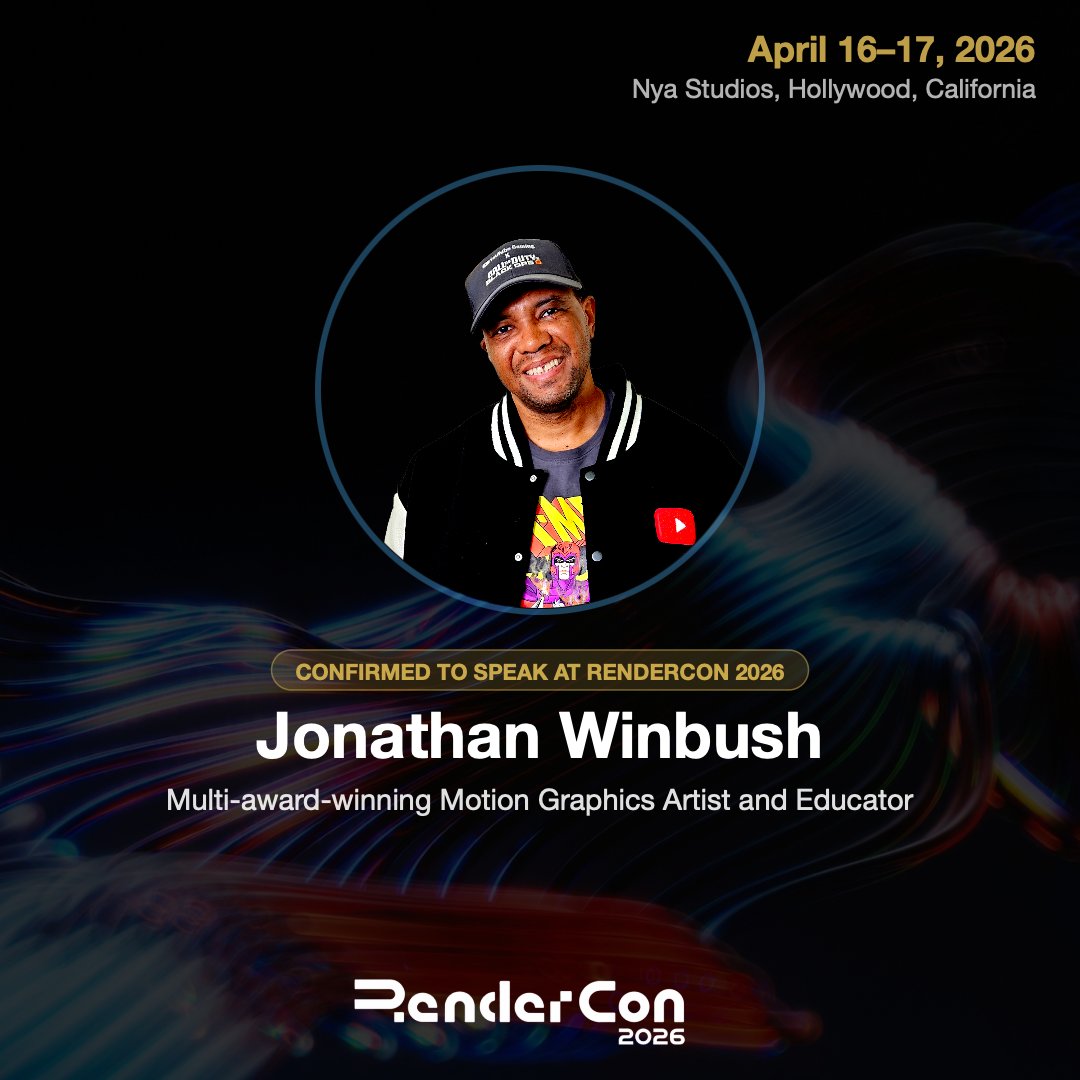 rendernetwork's tweet photo. Day 2 – Workshop Preview for #RenderCon2026

From Production to Render: The Collaborative Character Pipeline (12:45–1:15 PM PDT)

@JonathanWinbush breaks down motion capture workflows powering modern 3D animation pipelines.

RSVP: https://t.co/HuISAwk2W9 https://t.co/eo4sIWRLDq