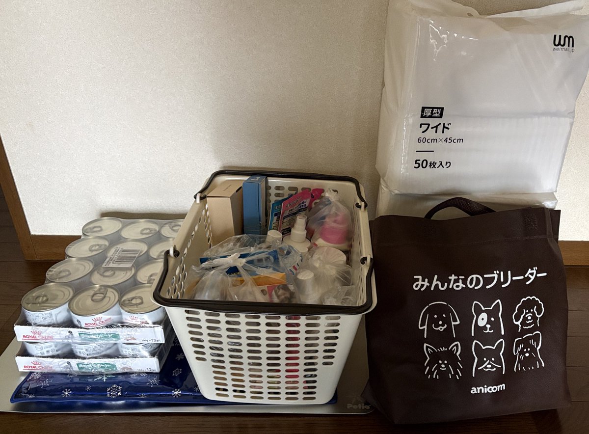 Misya28's tweet photo. イチローが食べれなかったご飯。使えなたった備品。処分なんてできないもの。色々沢山考えて少しでも困っている子の役に立てたらいいなぁ…と思い、ほんの一部だけど保護団体に寄付することにしました。
イチロー。喜んでくれるよね。 https://t.co/jBX9QE1gzr