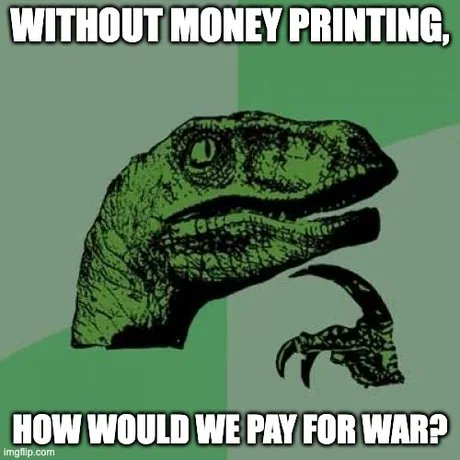 Kluckies_'s tweet photo. Fiat Money is war money https://t.co/GKo1jbjZDb
