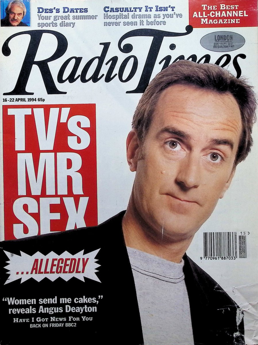 TvDidYouSee's tweet image. #OnThisDay 16 April 1994 📺 TV Listings
Radio Times has an eerily prophetic front cover.
BBC2 celebrates its 30th anniversary with AN EVENING IN WITH DAVID ATTENBOROUGH and various classics.
#KathyBurke takes over C4 with LATE LICENCE.
Miami Twice in #OnlyFoolsAndHorses.