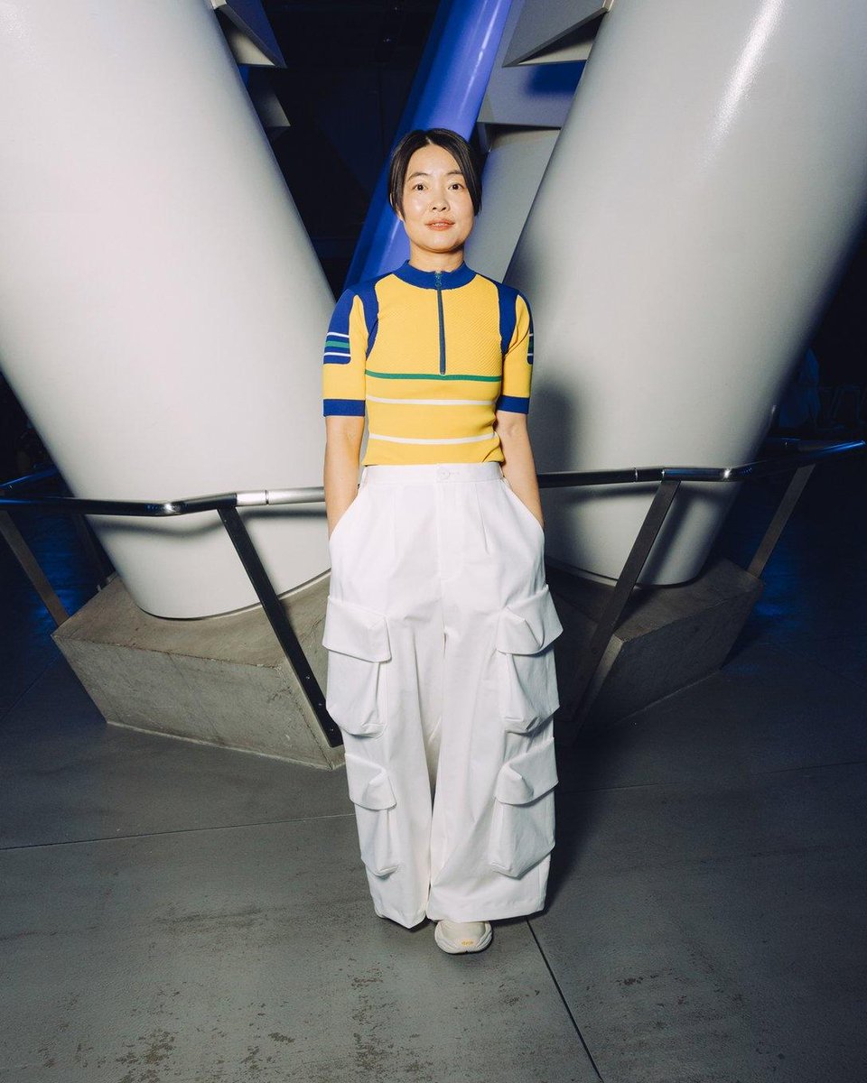fashionsnap's tweet photo. 【スナップ】
名前: イモト アヤコ
職業: タレント

トップス: någonstans
ボトムス: någonstans

https://t.co/czArl7yH18 https://t.co/TjsP7BUkfe