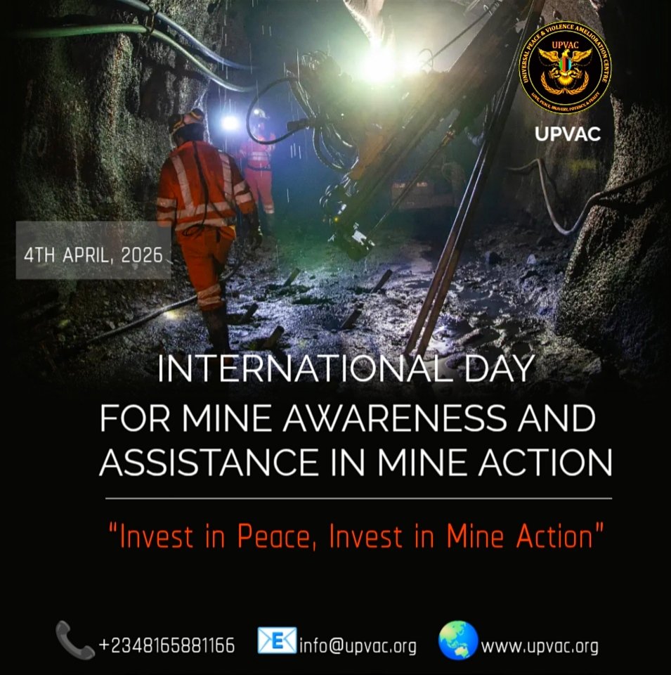 UPVAC1's tweet photo. Even after conflicts end, landmines and explosive devices remain hidden in the ground, turning everyday places into dangerous zones. A simple walk, a trip to the farm, or children playing outside can become life-threatening in an instant.
#MineAwareness #April4 #Peace #UPVAC https://t.co/sa44DeJMTt