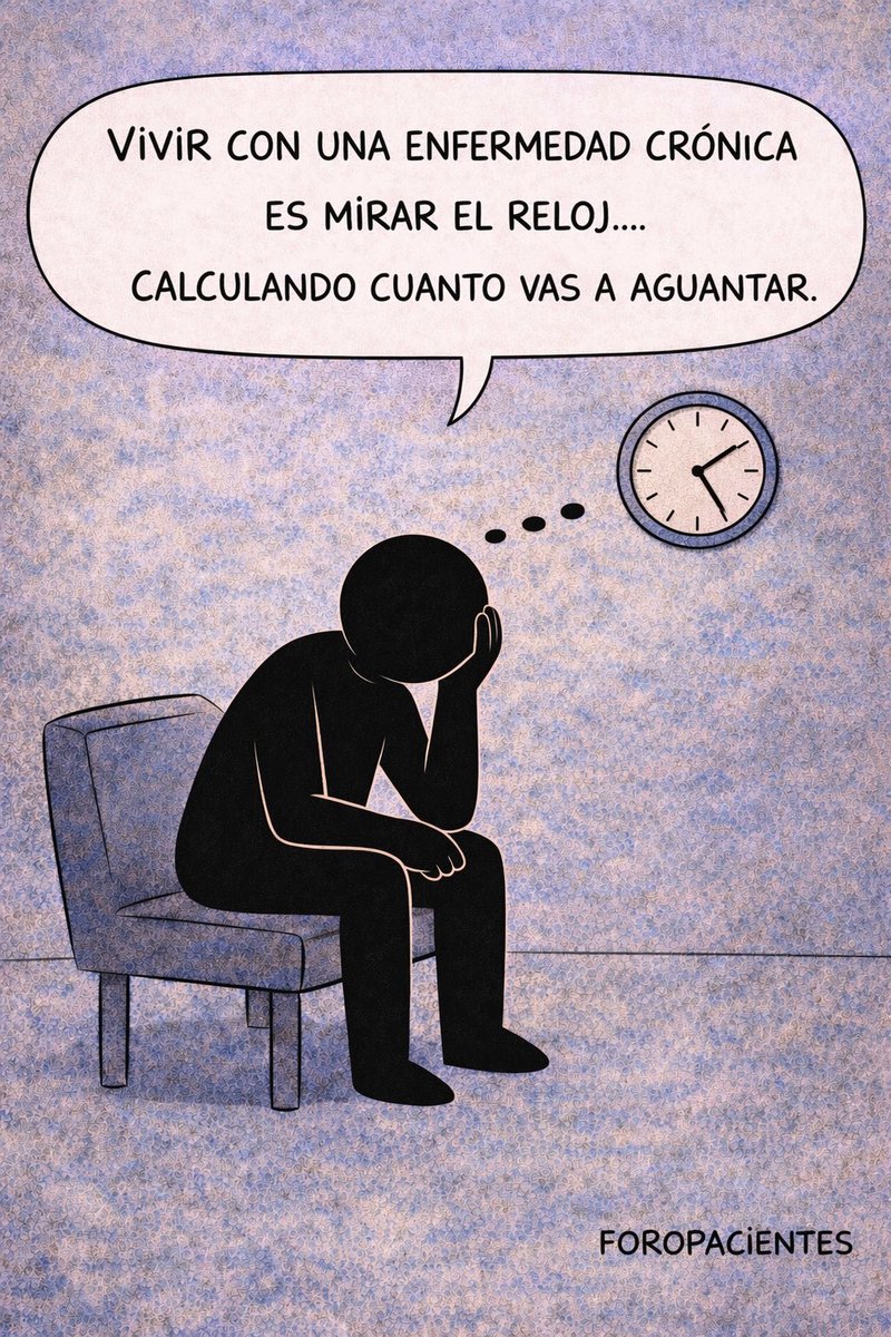 Foropacientes's tweet photo. Mirando el reloj… no para ver la hora, sino para calcular cuánto más puedes aguantar ⏰💭

Cuéntanos 💬 ¿cuántas veces has estado así, contando energía en lugar de tiempo? https://t.co/K1v7kQ1ogN