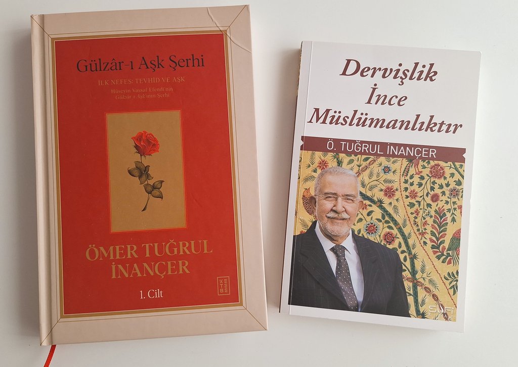 📚YENİ
 "Aşk gelince cümle eksikler biter."

Rahmetli Tuğrul İnançer'in sohbetlerinden hazırlanan 2 kitap...

▪️Gülzâr-ı Aşk Şerhi
İlk Nefes: Tevhid ve Aşk <a href="/ketebe/">Ketebe</a>

▪️Dervişlik İnce Müslümanlıktır <a href="/SufiKitap/">Sufi Kitap</a>