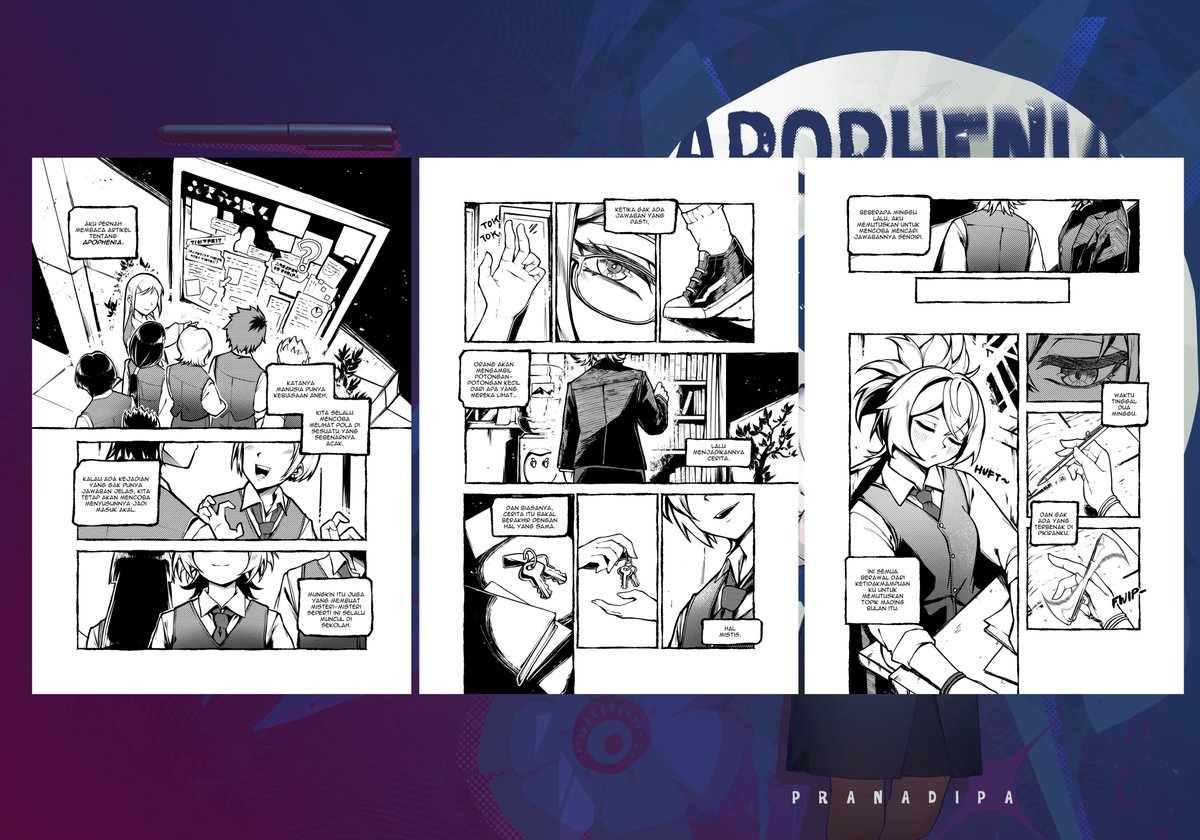 crover__'s tweet photo. Releasing some indie comic. For All Witchkind last year, and this year Apophenia. Both featuring my OC #manga https://t.co/6kJjEsfTH5