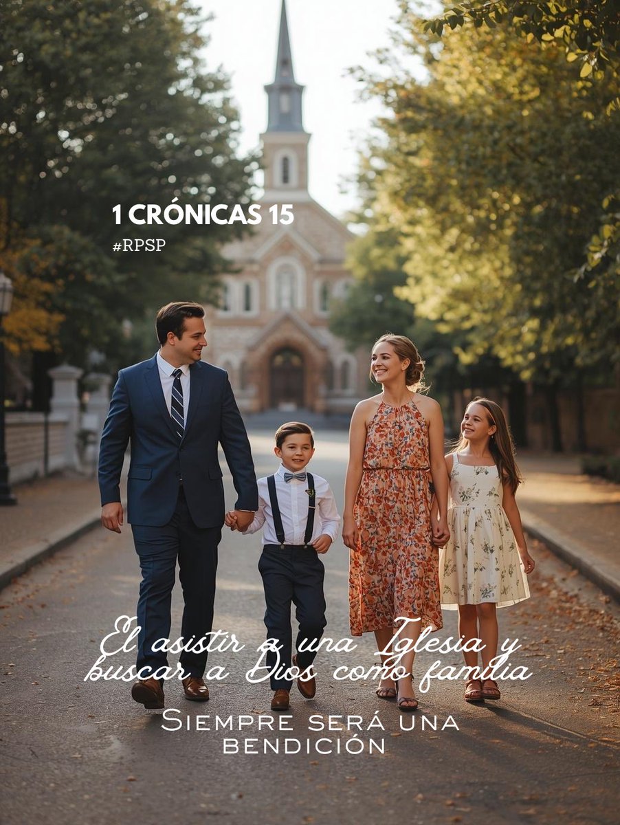 #1Crónicas15
15 Y los hijos de los Levitos trajeron el arca de Dios puesta sobre sus hombros en las barras, como lo había mandado Moisés conforme á la palabra de Jehová.

Participar de la Iglesia y servir a Dios como familia, uno encuentra bendición.
#rpsp
#PrimeroDios
#RID
