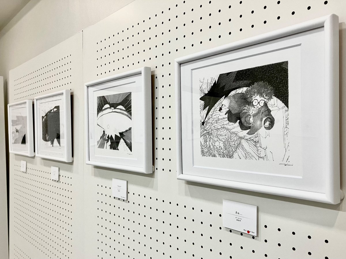 小林系さんの個展「星の子03」
ギャラリーエクリさんにて
繊細な描写と躍動感のある構図が素敵な展示でした。猫が可愛い