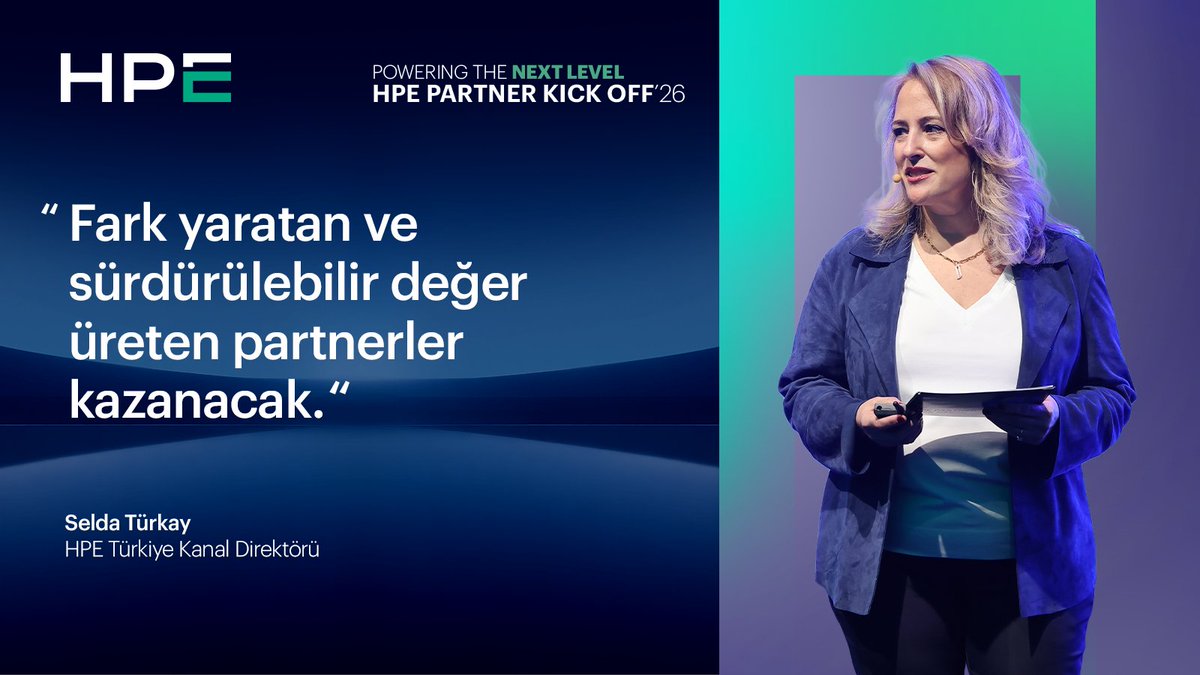 HPE Turkey tweet media