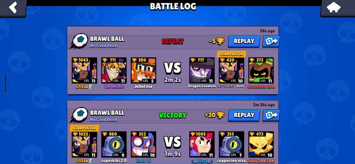SMisterihi's tweet photo. @BrawlStars Just lost 27 win streak bc of this griff.
Fix the matchmaking please. https://t.co/Op1h717C4E