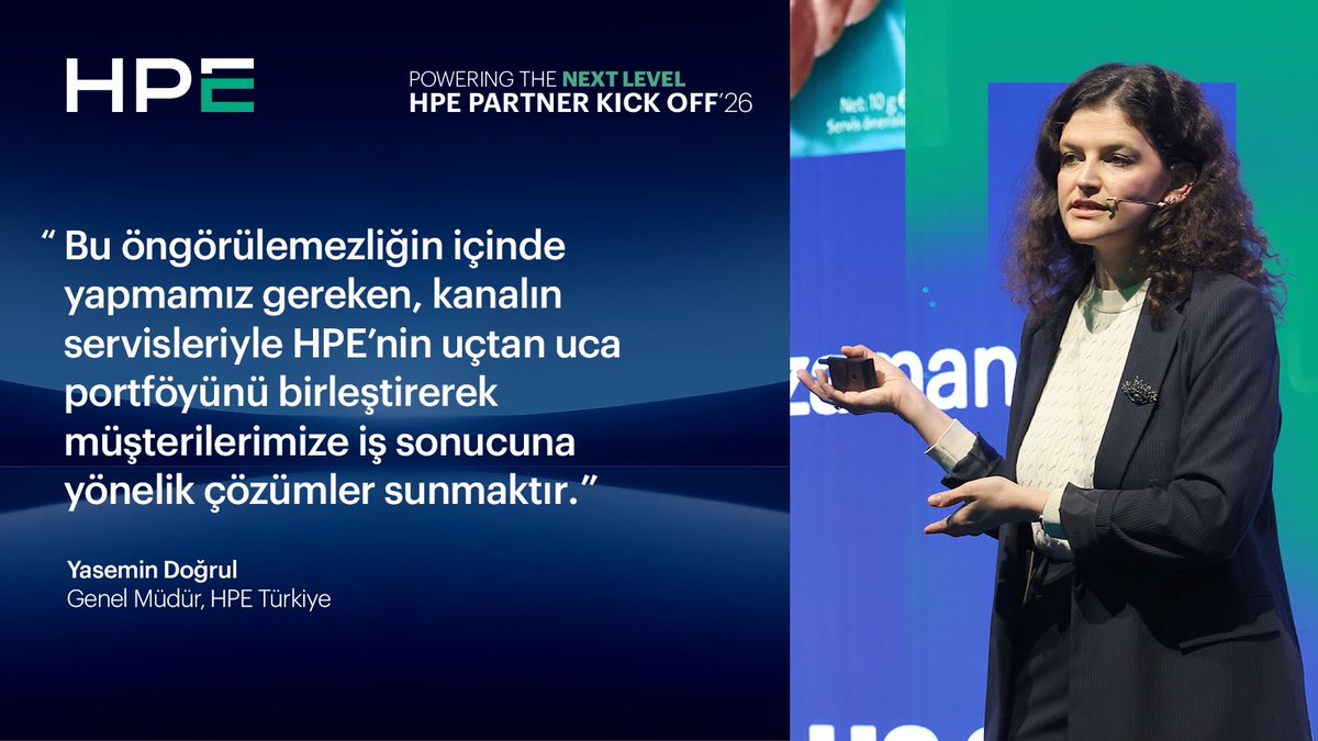 HPE Turkey tweet media