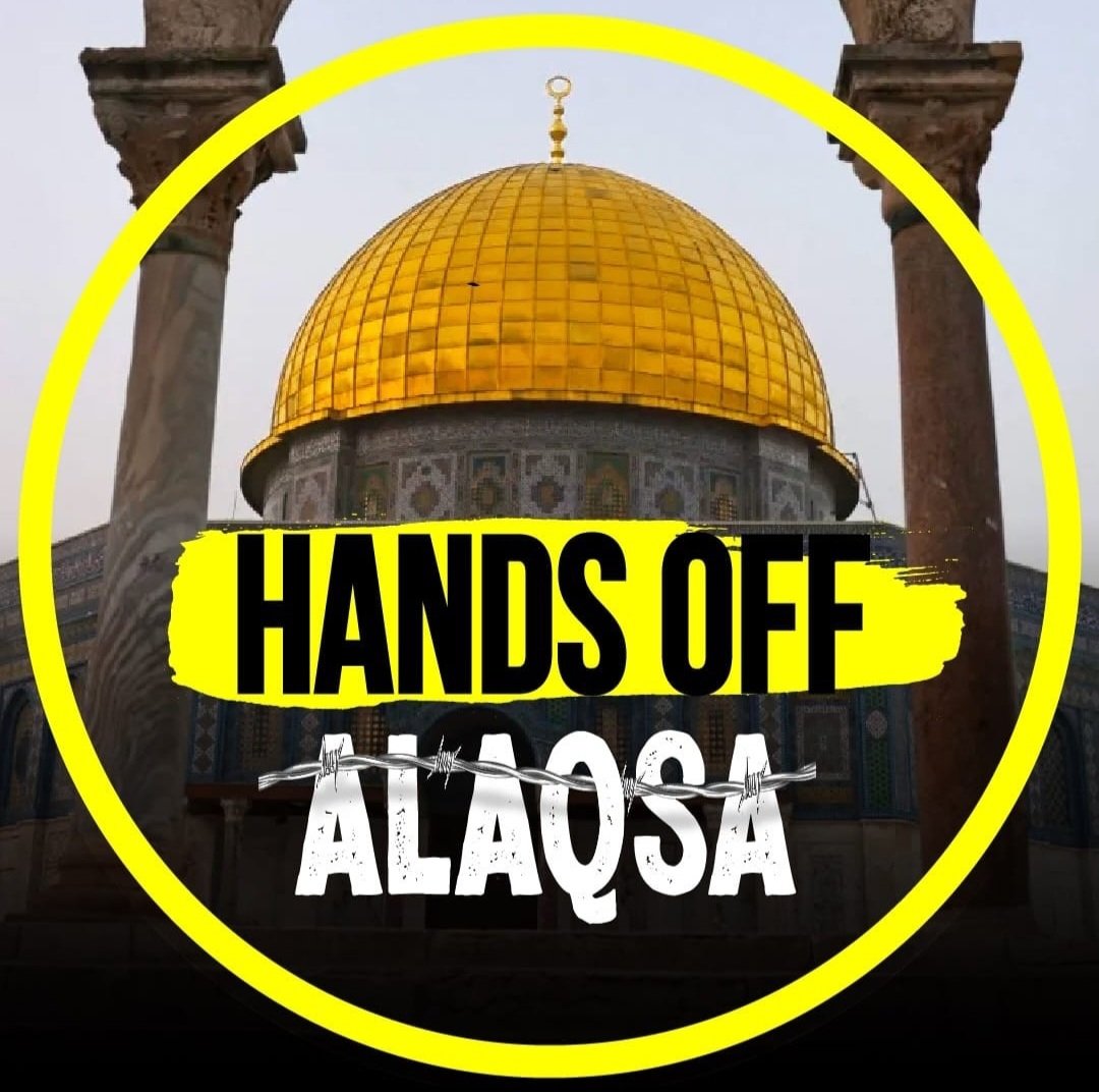 THuncholini98's tweet photo. It's not just another headline folks! The first Qibla. The sight of Mi'raj. Normaising it paves acceleration for Dajjal

"How can I smile and how can food and water taste good to me when Masjid al-Aqsa is in the hands of the Crusaders!"
~ Sultan Salahuddin Ayyubi

#HandsOffAlAqsa https://t.co/268OU1qiwW