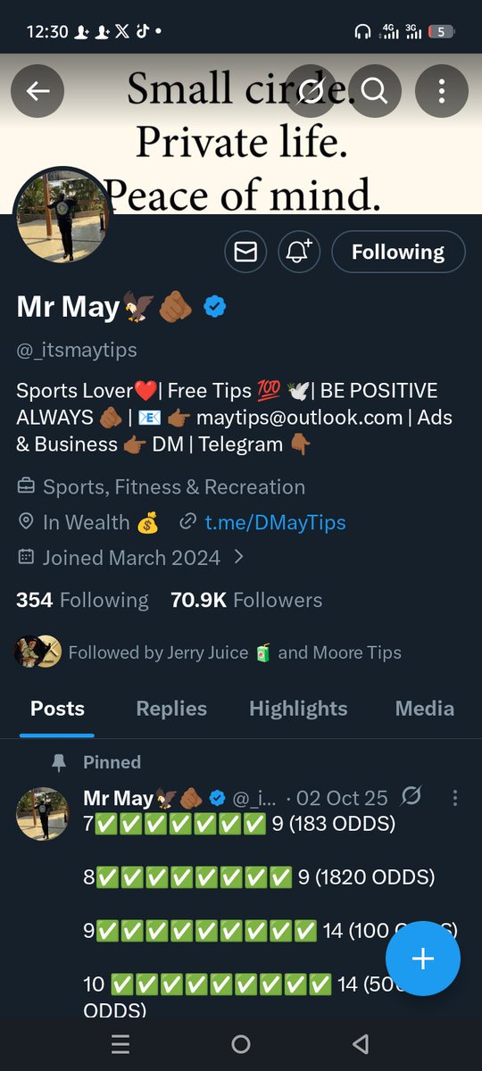 NShomoye's tweet photo. @officialmoore7 @_itsmaytips I just followed him now

8057506535 opay https://t.co/dIpAI04Svb
