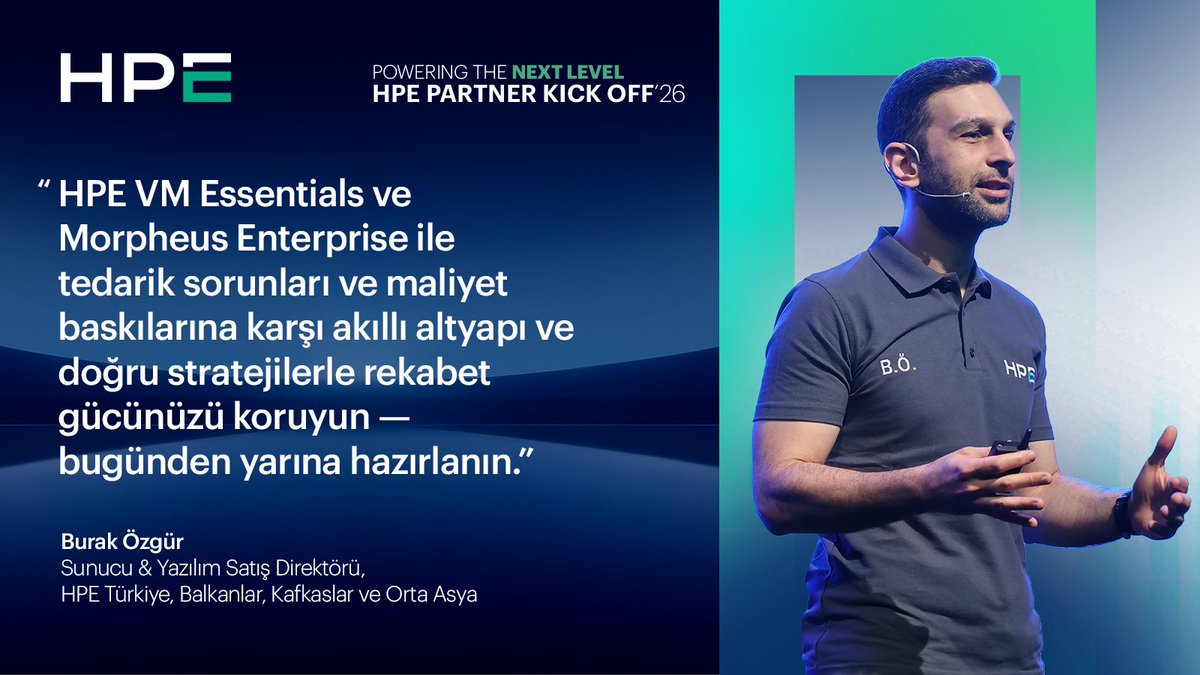HPE Turkey tweet media