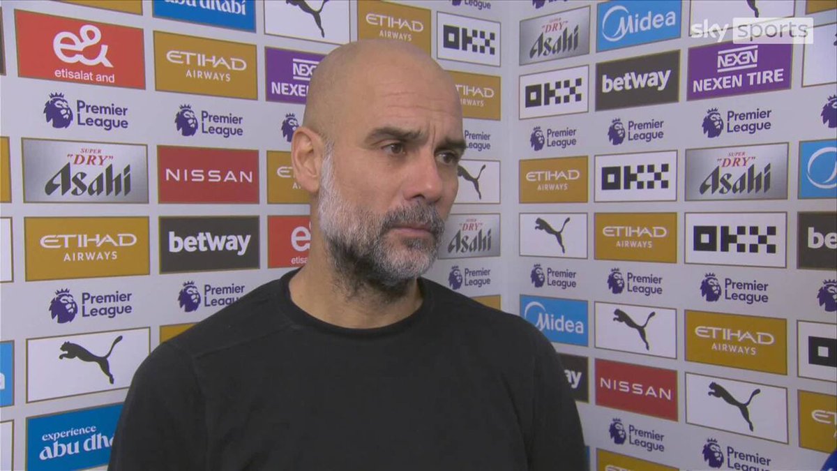 🚨 𝗝𝗨𝗦𝗧 𝗜𝗡: Pep Guardiola: "I will try to watch the game in the stands. Otherwise I will have another yellow card. It's better to be in the stands....."
