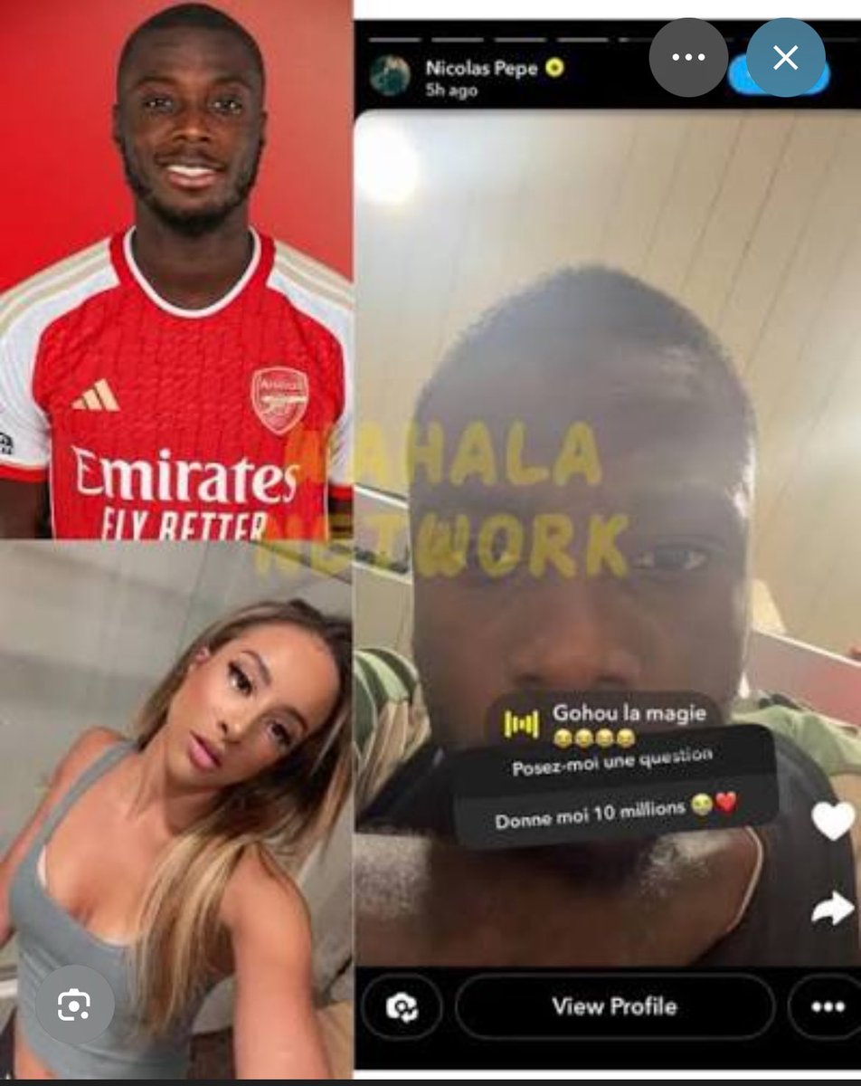 Joethecreator99's tweet photo. Former Arsenal star Nicholas Pepe has confirmed his break up with retired adult film actress Teanna Trump. He confirmed the break up yesterday on his Snapchat. Allegedly one of the the reason for the breakup said by Teanna was because he was trying to force her to learn French. https://t.co/UOi3NoVOqJ