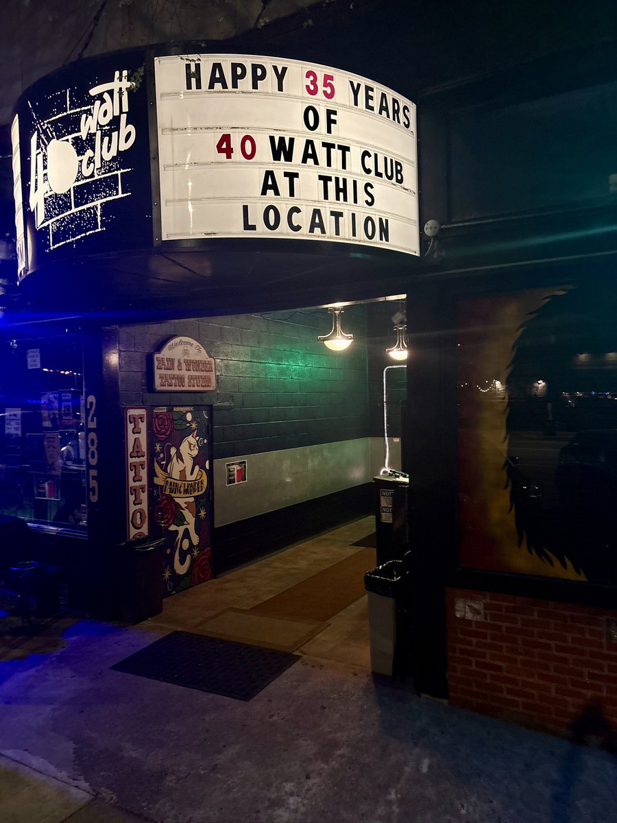 40 Watt Club tweet media