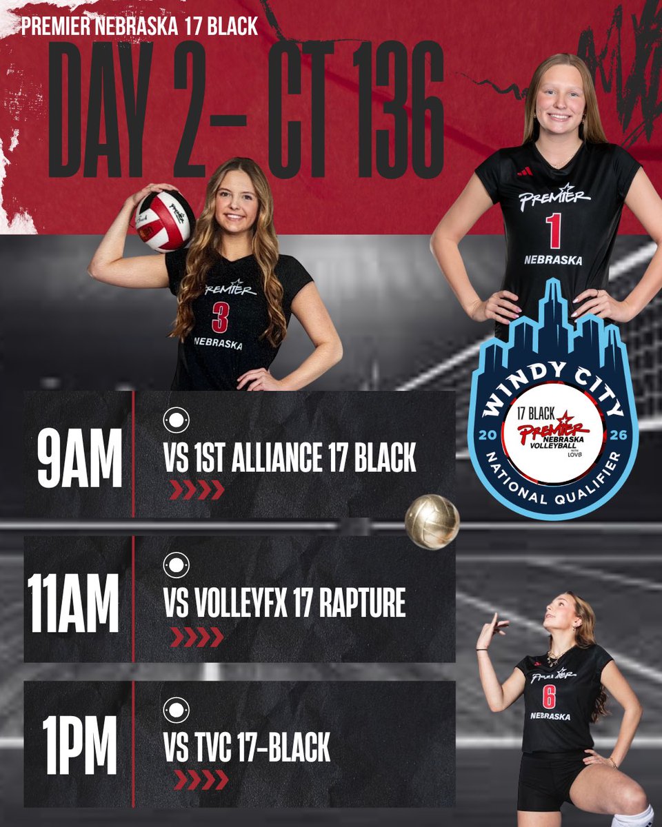 premier17B's tweet photo. ✨Rise &amp; Shine ✨ These ladies are ready to compete! 💪🏐❤️ @Premier_VB @PrepDig_NE @PrepDig @VBAdrenaline https://t.co/LxVgNNkdFl