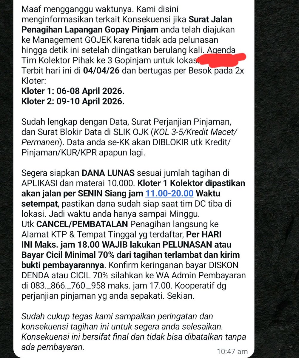 debt free secepatnya! maksimal januari 2028 tweet media