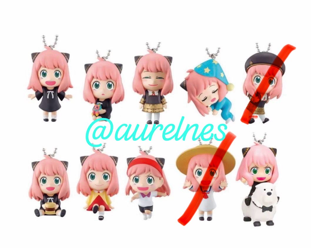 Aurlixli's tweet photo. Wts ganci/gantungan kunci anya spy x family, mau liat condi nya juga boleh di dm, asli aku beli 35k aku jual satuannya 15k aja

Secret yang ada bond nya ya 25k
Take all 125k https://t.co/21qzB4noMT