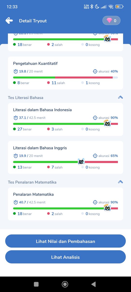ya setidaknya ada peningkatan walaupun pk babak-belur 😭