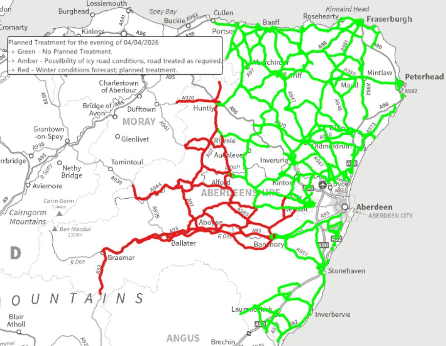 Aberdeenshire Roads tweet media