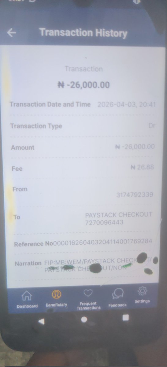 KayceeUmeh1's tweet photo. @FirstBankngr I made a wrong transfer to a wema bank account please reverse the money https://t.co/zgVTuCqpwV