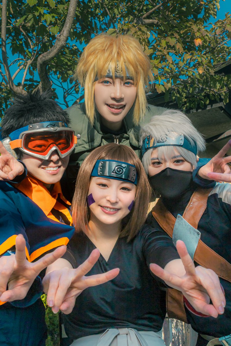 NONOKO00012's tweet photo. Cosplay 
NARUTO / Team Minato

　　　   記　憶

Studio▶︎ @hannari_studio 

Minato @nagiko_kskb 
Kakashi @megaikiteruchan 
Obito @NONOKO00012
Rin @osoyopen https://t.co/4tBX44pi7v