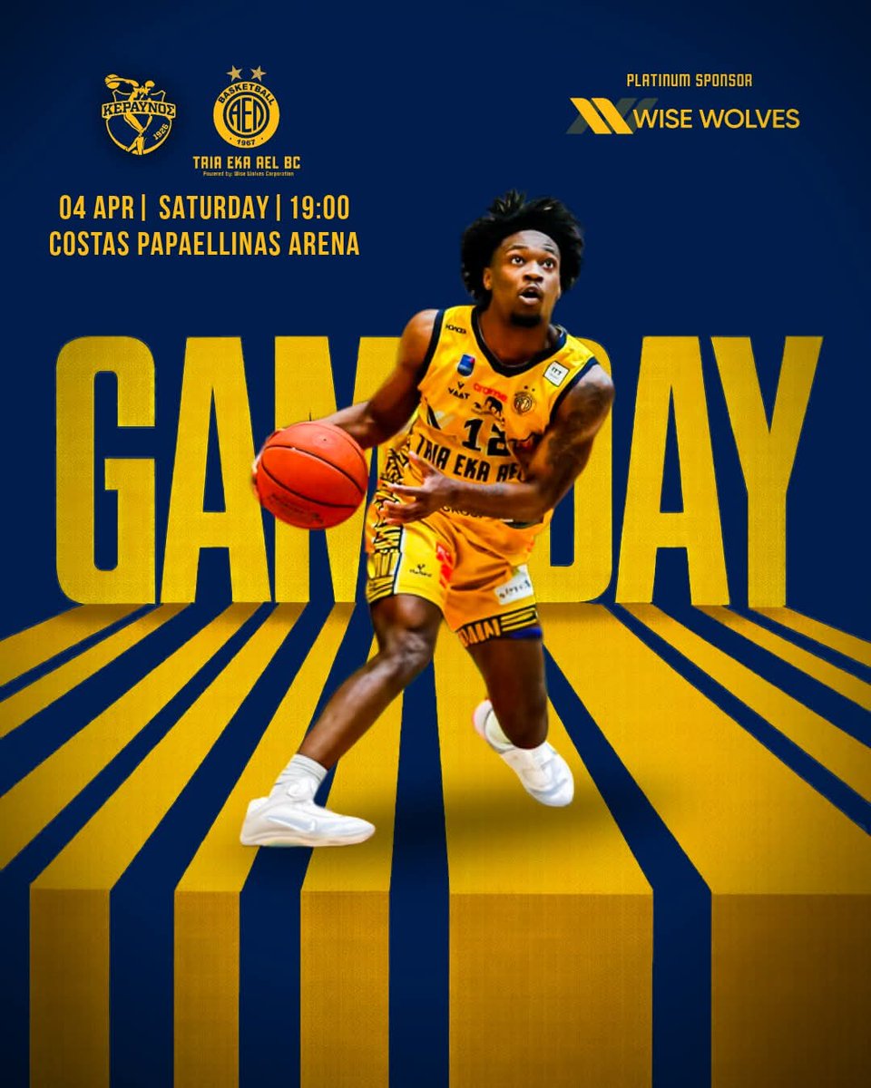ael_bc1967's tweet photo. • GAMEDAY •
🆚 Keravnos
⌚️19:00
🏟️ Kostas Papaellinas Arena
📲 #AELKER #AELBC
🦁 Come On Lions!
💪 Let’s do it https://t.co/Ljj25sF8gq