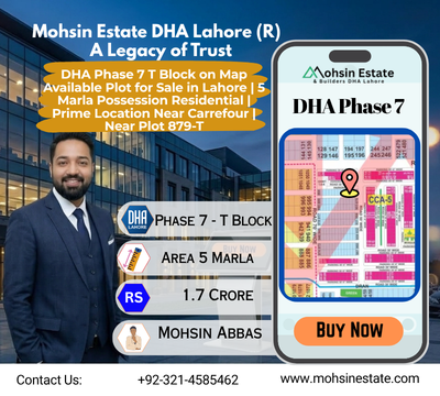 smohsinabbass's tweet image. DHA Phase 7 T Block on Map Available Plot for Sale in Lahore | 5 Marla Possession Residential Near Carrefour | Near Plot 879-T
mohsinestate.com/property/dha-p…
879-T Plot Location
maps.app.goo.gl/9HAmjDakvPNT9n…

Listing DHA Phase 7 Block T Lahore mohsinestate.com/property-type/…
#DHAPhase7