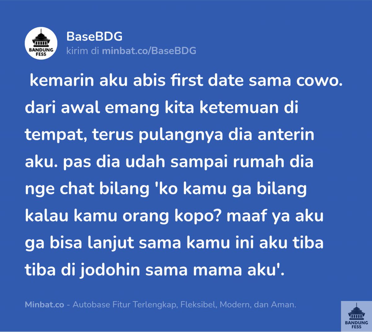 BANDUNG FESS | Kirim menfess cek 📌 tweet media