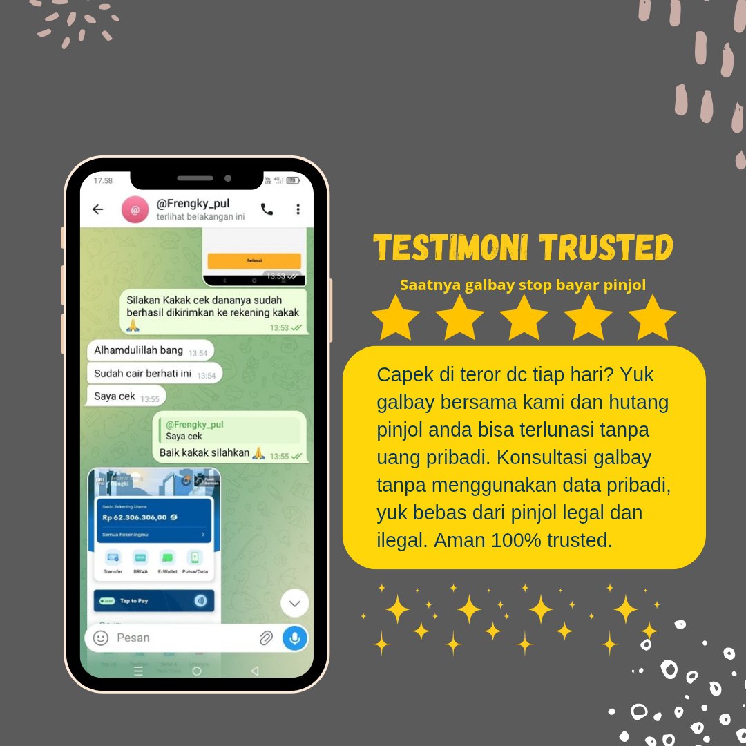 RiDelwe's tweet photo. Malam guys, kamu yang tagihannya udah mau jatuh tempo yuk sini aku bantu #jokipinjol buat lunasin tagihannya. aman tanpa sebar data dan gaada visit ke rumah. Open juga pinjaman #pinpri #gestun buat modal usaha dan keperluan lain juga bisa ya cus wa di bio! #zonauang #zonajajan https://t.co/GPc4bsy815