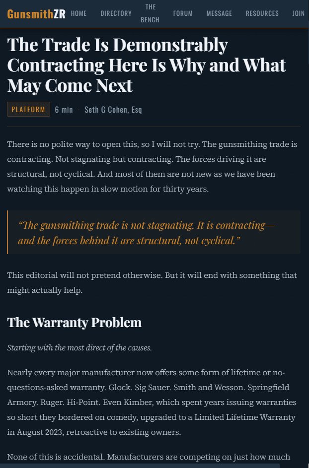 ZRIntel Firearms News Magazine tweet media