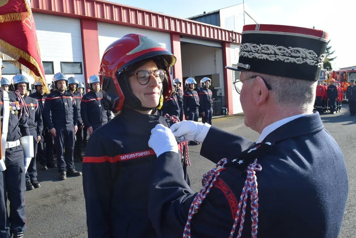👩‍🚒 Beaupréau : la capitaine Sandrine Vendé, sapeur-pompier professionnel, prend la tête du centre de secours (Ouest-France) ouest-france.fr/pays-de-la-loi…