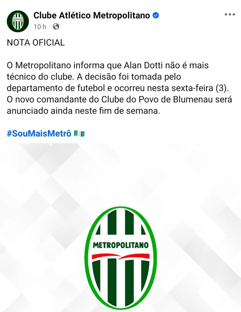 rodrigoblog's tweet photo. Demitiram o treinador antes da estreia no campeonato.
Tem dirigentes que são sensacionais. https://t.co/YTro3X7yTl