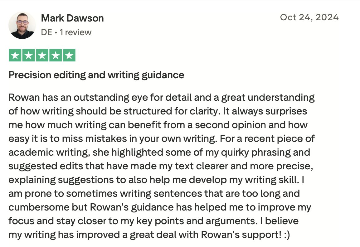 rowan_deer's tweet image. ...and some more reviews 

#copyeditor #copediting