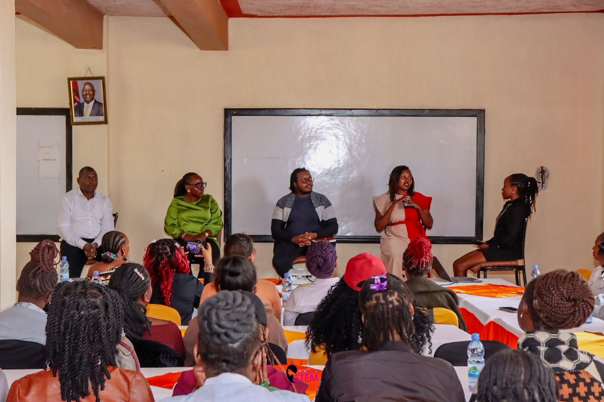 DadaStem's tweet photo. On Saturday 28th March, 2026, we hosted our 7th Women in STEM Conference! 

We were honored to hear from our incredible speakers Dr. Mary Mwadulo and Stella Muthungu, and our insightful panelists Nzivo Katoo, Prof. Christopher Kiboro, Rosalinda Nkoroi, and Chessy Moniccah. https://t.co/UwgxNoa8xs