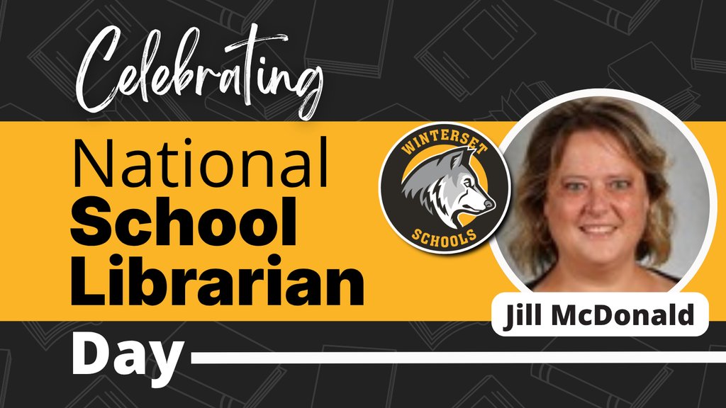 WintersetHS's tweet photo. Happy National School Librarian Day! K-12 Teacher Librarian Jill McDonald goes above and beyond to support student learning and creativity. From curating diverse book collections to collaborating with teachers, her contributions are invaluable. https://t.co/73EwyEsYs6