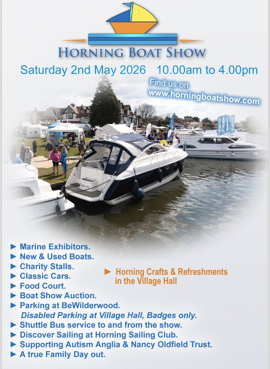 Horning Boat Show tweet media