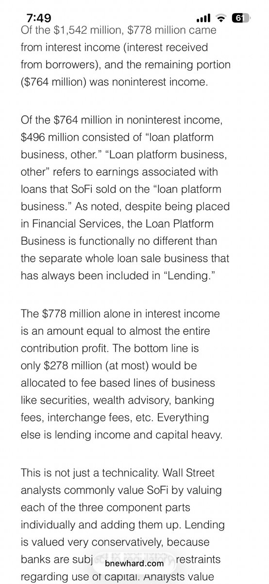 Bnewhard77's tweet photo. You said: “In the report,  he attempts to suggest that the numbers are off for interest and non- interest income.” Never said that or anything remotely like that. If I did say that, please share the copy and paste. The entire discussion is screenshotted here. You must be really   misunderstanding  what you are reading.