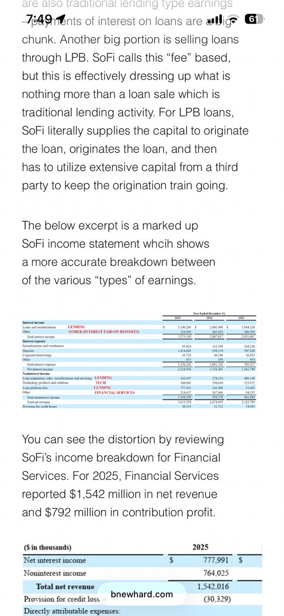 Bnewhard77's tweet photo. You said: “In the report,  he attempts to suggest that the numbers are off for interest and non- interest income.” Never said that or anything remotely like that. If I did say that, please share the copy and paste. The entire discussion is screenshotted here. You must be really   misunderstanding  what you are reading.