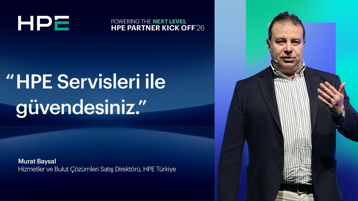 HPE Turkey tweet media