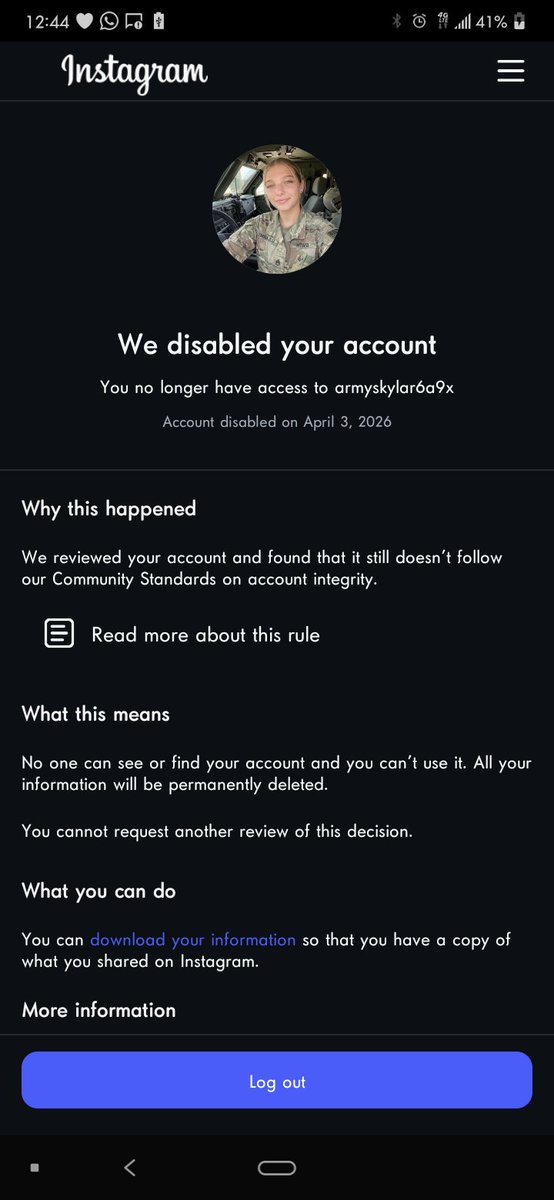 richone090's tweet photo. APC thank you for disabling my Instagram account..
Una no go still escape what is coming for you. Even if I die.. You will all go down inevitably. Your days are numbered. The handwriting is on the wall. https://t.co/o3DQEpIf8s