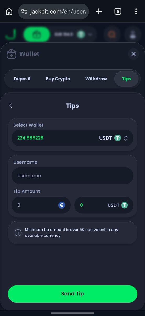 🚨 $45 CRYPTO GIVEAWAY (3 WINNERS) 🚨

Giving back to you lot… I’m picking **3 people to win $15 each** 💰

Paid directly via the Jackbit Casino tip feature 🎯

---

TO ENTER:

1️⃣ Sign up here 👉 go.affision.com/visit/?bta=480…
2️⃣ Drop a Like ❤️ + Repost 🔁
3️⃣ Comment your username and