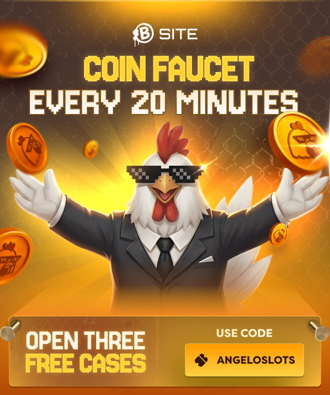 💰b.site/r/angeloslots💰
Open a ticket for 10% DEPOSIT BONUS on your
deposits!
Wager requirement for the deposit bonus is 2x your deposit. Minimum deposit to qualify is 25$ maximum 250$.
First time you reach this wager goals you earn: 
500c - 2.5c
1000c - 5c
2000c - 10c
