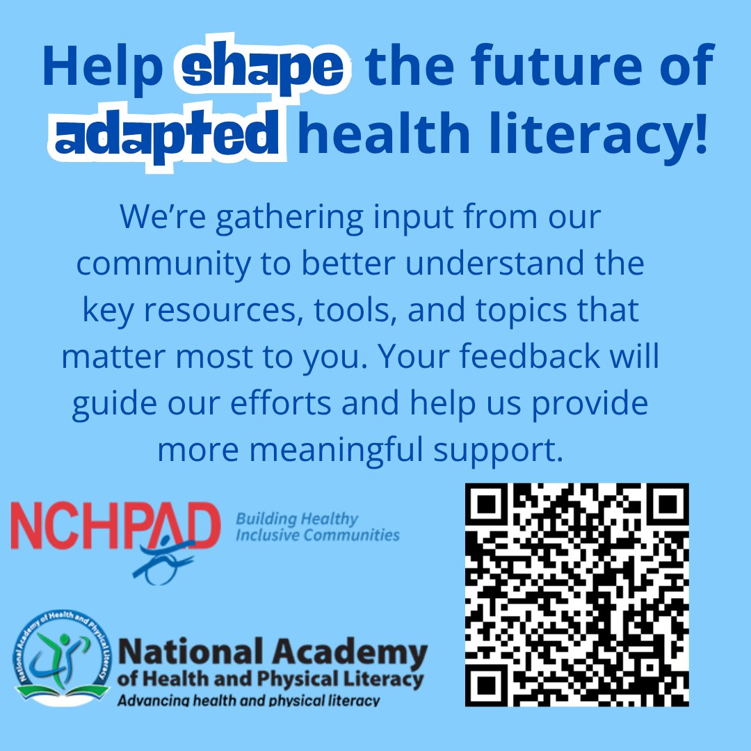 National Academy of Health & Physical Literacy tweet media