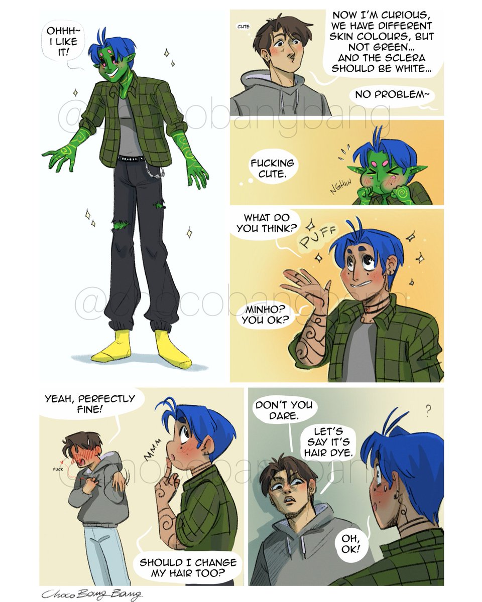 🔞ChocoBngBng💛 Among Those Stars comic ongoing tweet media