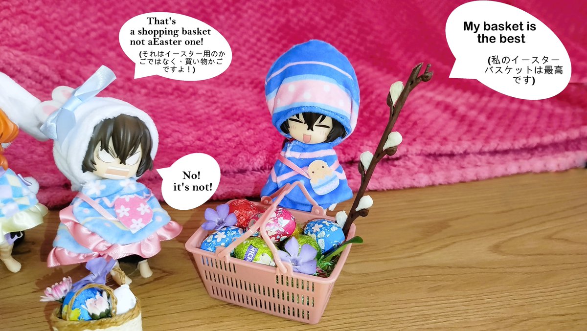 Zerefik777's tweet photo. ˖𓍢ִ໋🌷͙֒✧˚🐰༘⋆ イースターバスケットコンテストへようこそ!˚˖𓍢ִ໋🌷͙֒✧˚🐰༘⋆ (1/2)
偉大なるモチハラ審査員が、ついに優勝者を選出します!一体誰が選ばれるのでしょうか? 👀
🐑°❀⋆.ೃ࿔*:・₍ᐢ. ̫ .ᐢ₎
#skk #太中 #双黒 #easterdecor #Easter #happyeaster https://t.co/DrJ7vRnmjU